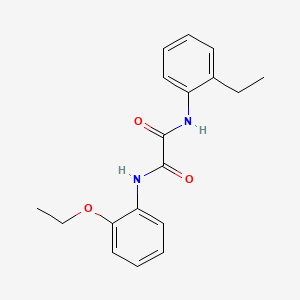 molecular formula C18H20N2O3 B1581711 Ethanediamide, N-(2-ethoxyphenyl)-N'-(2-ethylphenyl)- CAS No. 23949-66-8