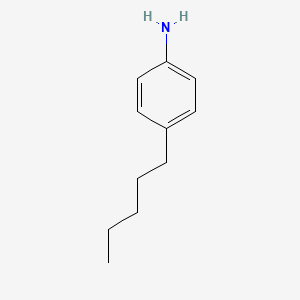 molecular formula C11H17N B1581728 4-Pentylaniline CAS No. 33228-44-3