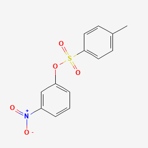 molecular formula C13H11NO5S B1581734 3-硝基苯基-4-甲基苯磺酸酯 CAS No. 3899-90-9