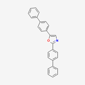molecular formula C27H19NO B1581736 2,5-Bis(4-biphenylyl)oxazole CAS No. 2083-09-2