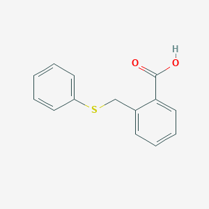 molecular formula C14H12O2S B158178 2-((苯硫基)甲基)苯甲酸 CAS No. 1699-03-2