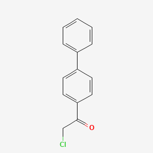 B1581780 2-Chloro-4'-phenylacetophenone CAS No. 635-84-7