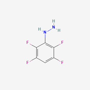 molecular formula C6H4F4N2 B1581781 2,3,5,6-四氟苯肼 CAS No. 653-11-2