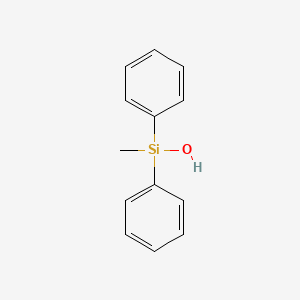 molecular formula C13H14OSi B1581789 甲基二苯基硅烷醇 CAS No. 778-25-6