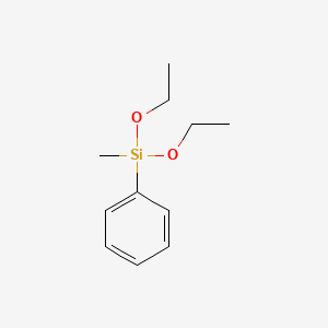 molecular formula C11H18O2Si B1581791 二乙氧基（甲基）苯基硅烷 CAS No. 775-56-4