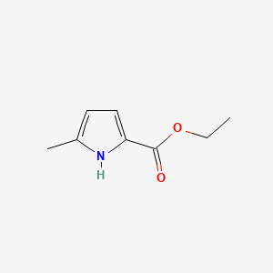 molecular formula C8H11NO2 B1581803 5-甲基-1H-吡咯-2-羧酸乙酯 CAS No. 3284-51-3