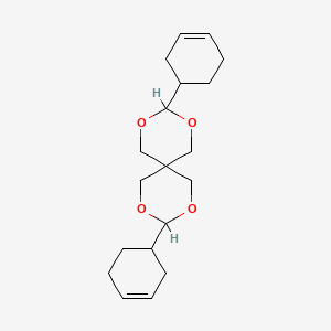 molecular formula C19H28O4 B1581809 3,9-二环己-3-烯基-2,4,8,10-四氧杂螺[5.5]十一烷 CAS No. 6600-31-3