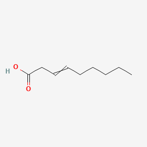 molecular formula C9H16O2 B1581841 3-Nonenoic acid CAS No. 4124-88-3