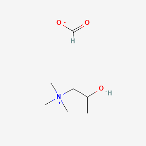 molecular formula C7H17NO3 B1581850 (2-Hydroxypropyl)trimethylammonium formate CAS No. 62314-25-4