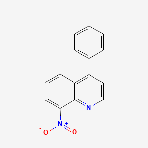 molecular formula C15H10N2O2 B1581858 8-Nitro-4-phenylquinoline CAS No. 25771-65-7