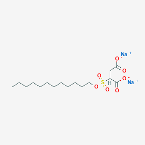 molecular formula C16H28Na2O7S B1581865 Disodium ((dodecyloxy)sulphonyl)succinate CAS No. 36409-57-1