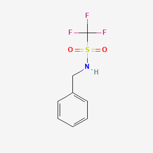 molecular formula C8H8F3NO2S B1581867 N-苄基-1,1,1-三氟甲磺酰胺 CAS No. 36457-58-6