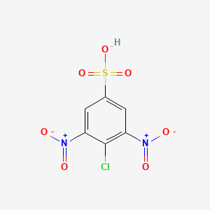 molecular formula C6H3ClN2O7S B1581880 4-氯-3,5-二硝基苯磺酸 CAS No. 88-91-5