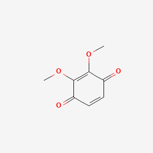 molecular formula C8H8O4 B1581915 2,3-二甲氧基-1,4-苯醌 CAS No. 3117-02-0