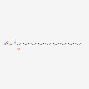 molecular formula C19H39NO2 B1581918 N-(羟甲基)硬脂酰胺 CAS No. 3370-35-2