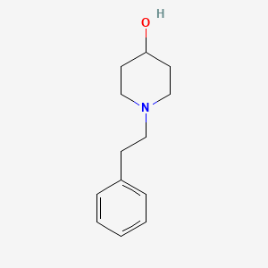 molecular formula C13H19NO B1581920 1-Phenethylpiperidin-4-ol CAS No. 3518-76-1