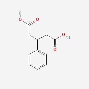 molecular formula C11H12O4 B1581926 3-苯基戊二酸 CAS No. 4165-96-2