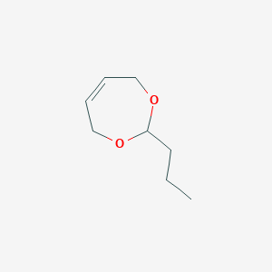 molecular formula C8H14O2 B1581933 2-丙基-4,7-二氢-1,3-二氧杂环戊烷 CAS No. 4469-34-5