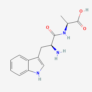 molecular formula C14H17N3O3 B1581936 H-TRP-ALA-OH CAS No. 24046-71-7