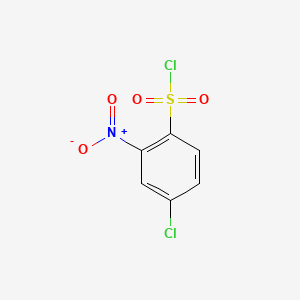 molecular formula C6H3Cl2NO4S B1581952 4-氯-2-硝基苯磺酰氯 CAS No. 4533-96-4