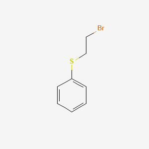 molecular formula C8H9BrS B1581988 2-溴乙基苯硫醚 CAS No. 4837-01-8