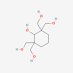 molecular formula C10H20O5 B1581996 2,2,6,6-Tetrakis(hydroxymethyl)cyclohexanol CAS No. 5416-55-7