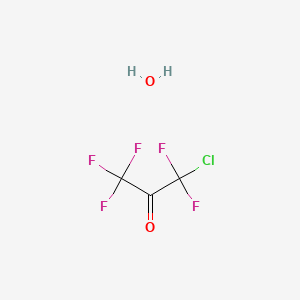 molecular formula C11H20Cl2F10O2 B1581998 Chloropentafluoroacetone monohydrate CAS No. 6984-99-2