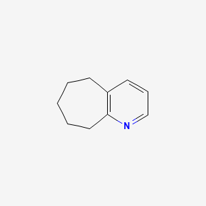 molecular formula C10H13N B1582000 6,7,8,9-Tetrahydro-5H-cyclohepta[b]pyridine CAS No. 7197-96-8