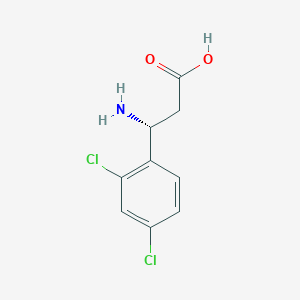 molecular formula C9H9Cl2NO2 B1582019 (R)-3-Amino-3-(2,4-dichlorophenyl)propanoic acid CAS No. 778571-53-2