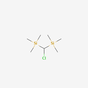 molecular formula C7H19ClSi2 B1582036 Chlorobis(trimethylsilyl)methane CAS No. 5926-35-2