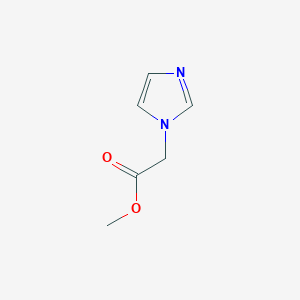 molecular formula C6H8N2O2 B1582039 甲基1H-咪唑-1-基乙酸酯 CAS No. 25023-22-7