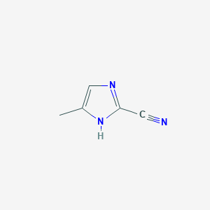 molecular formula C5H5N3 B1582045 4-甲基-1H-咪唑-2-碳腈 CAS No. 70631-95-7