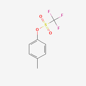 molecular formula C8H7F3O3S B1582047 对甲苯基三氟甲磺酸酯 CAS No. 29540-83-8