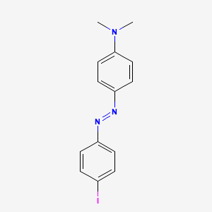 molecular formula C14H14IN3 B1582048 4'-碘-4-二甲胺基偶氮苯 CAS No. 3805-67-2