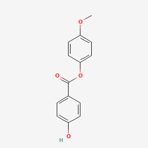 molecular formula C14H12O4 B1582049 4-甲氧基苯基 4-羟基苯甲酸酯 CAS No. 50687-62-2
