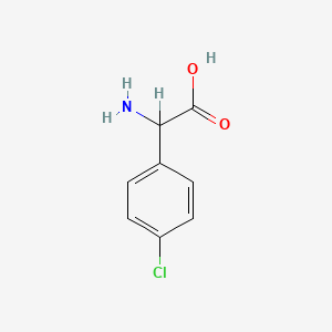 molecular formula C8H8ClNO2 B1582052 2-氨基-2-(4-氯苯基)乙酸 CAS No. 6212-33-5