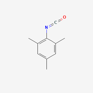 molecular formula C10H11NO B1582060 2,4,6-Trimethylphenyl isocyanate CAS No. 2958-62-5