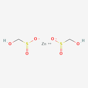 molecular formula C2H6O6S2Zn B1582065 Zinc formaldehyde sulfoxylate CAS No. 24887-06-7