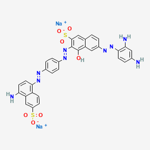 molecular formula C32H23N9Na2O7S2 B1582072 Phenamine Black FCW CAS No. 8003-62-1