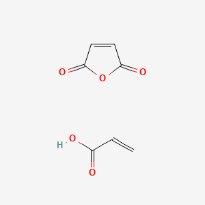 molecular formula C7H6O5 B1582103 丙烯酸，与马来酸酐的共聚物 CAS No. 26677-99-6