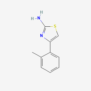 molecular formula C10H10N2S B1582106 4-(邻甲苯基)噻唑-2-胺 CAS No. 5330-79-0