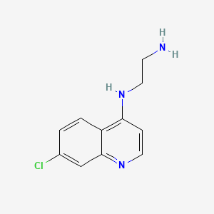 molecular formula C11H12ClN3 B1582113 N1-(7-Cloroquinolin-4-il)etano-1,2-diamina CAS No. 5407-57-8