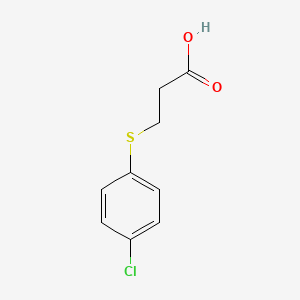 B1582121 3-[(4-Chlorophenyl)sulfanyl]propanoic acid CAS No. 6310-27-6