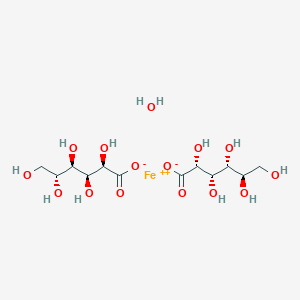 B1582129 Iron(II) gluconate hydrate CAS No. 22830-45-1
