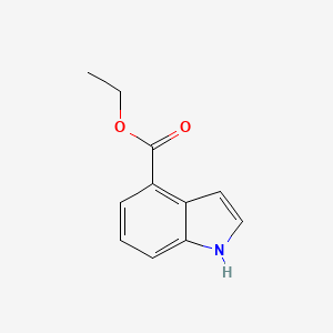molecular formula C11H11NO2 B1582132 1H-吲哚-4-羧酸乙酯 CAS No. 50614-84-1