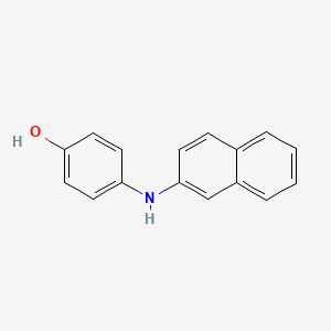 molecular formula C16H13NO B1582140 4-(2-萘胺基)苯酚 CAS No. 93-45-8