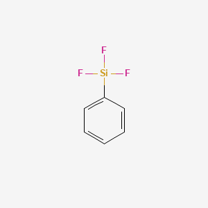 molecular formula C6H5F3Si B1582143 苯基三氟硅烷 CAS No. 368-47-8