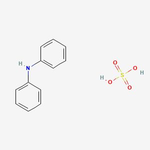 molecular formula C12H13NO4S B1582147 二苯胺硫酸盐 CAS No. 587-84-8