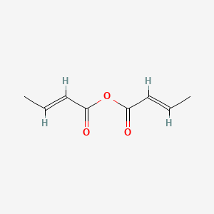molecular formula C8H10O3 B1582151 巴豆酸酐 CAS No. 623-68-7