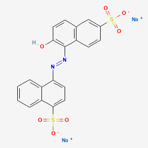 molecular formula C20H12N2Na2O7S2 B1582160 酸性红13 CAS No. 2302-96-7